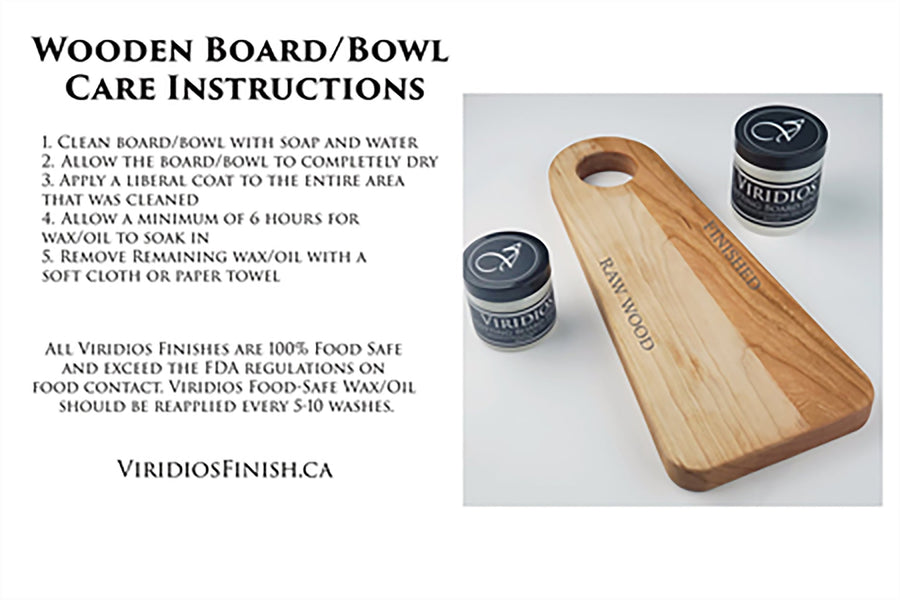 Includes instructions on how to care for your board.