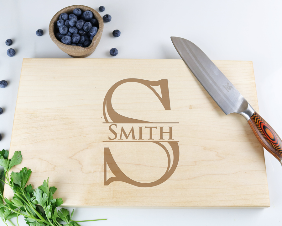 Maple Cutting Board with "008" Engraving