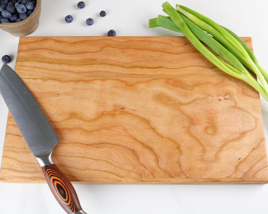 Cherry Cutting Board with "006" Engraving - Muskoka Woodworking