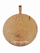 Round Paddle Cheese Board - Cherry - Muskoka Woodworking