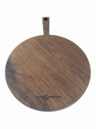 Round Paddle Cheese Board - Walnut - Muskoka Woodworking