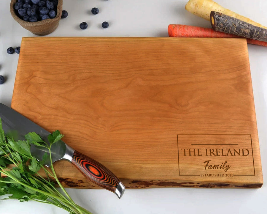 Engraved Charcuterie Board Cherry